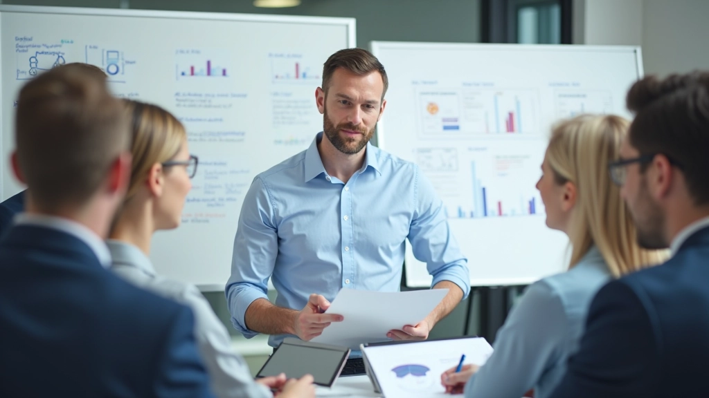 Équipe en consultation stratégique pour transformation numérique